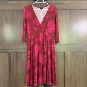 Faux Wrap Dress NWT